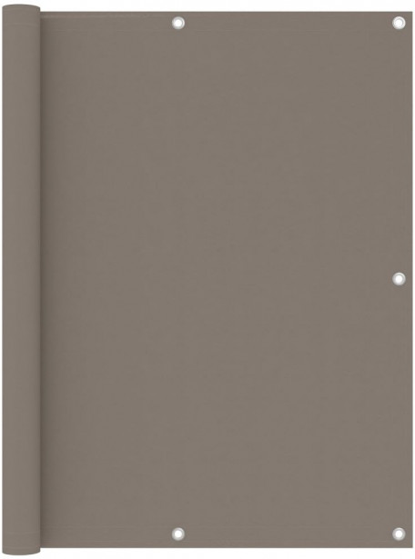 Parvekkeen suoja harmaanruskea 120x600 cm oxford kangas_1