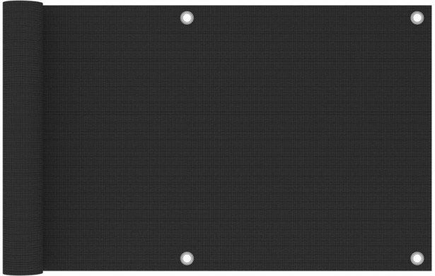 Parvekkeen suoja hdpe 75x500 cm antrasiitti_1