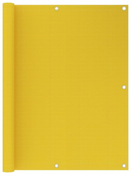 Parvekkeen suoja keltainen 120x400 cm hdpe_1