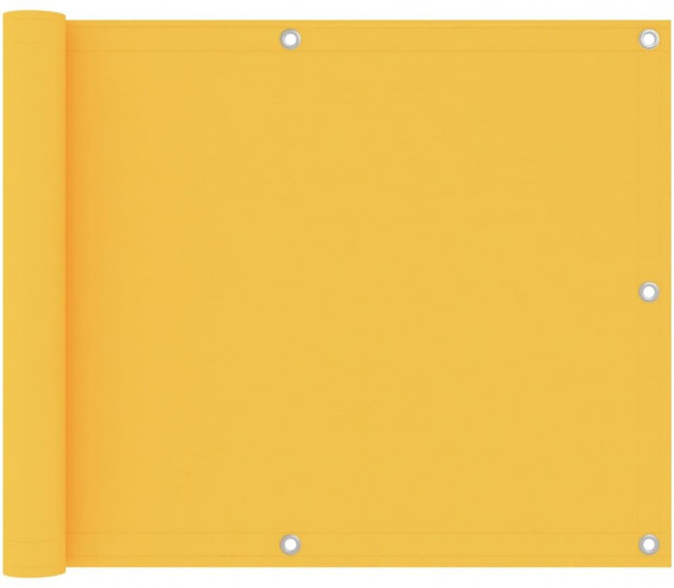 Parvekkeen suoja keltainen 75x300 cm oxford kangas_1
