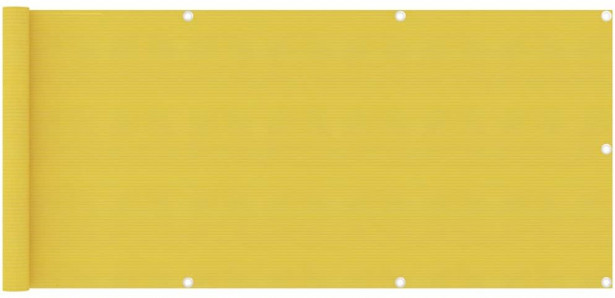 Parvekkeen suoja keltainen 75x400 cm hdpe_1