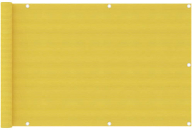Parvekkeen suoja keltainen 90x400 cm hdpe_1