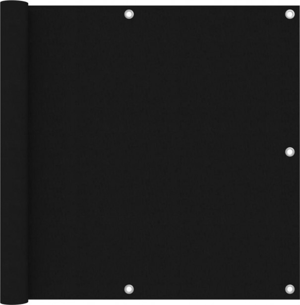 Parvekkeen suoja musta 90x500 cm oxford-kangas_1