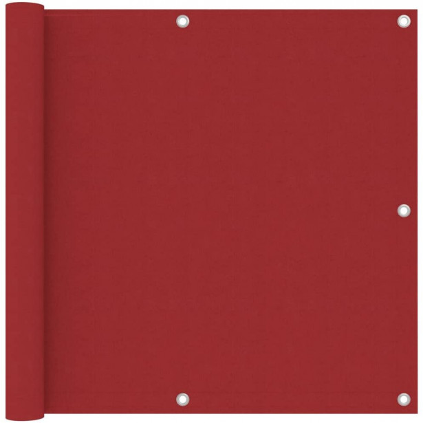 Parvekkeen suoja punainen 90x300 cm oxford kangas_1