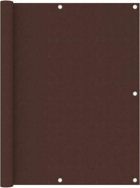 Parvekkeen suoja ruskea 120x600 cm oxford kangas_1