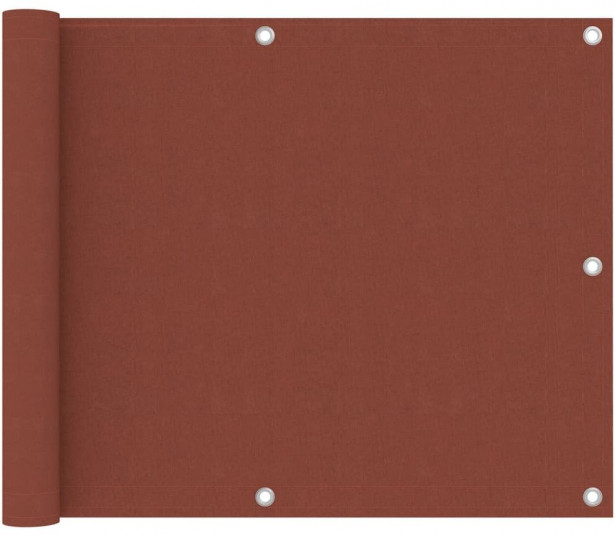 Parvekkeen suoja terrakotta 75x500 cm oxford kangas_1