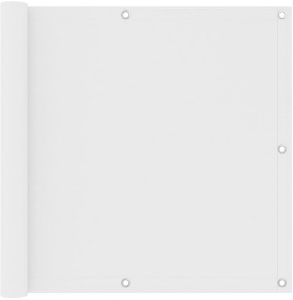 Parvekkeen suoja valkoinen 90x600 cm oxford kangas_1