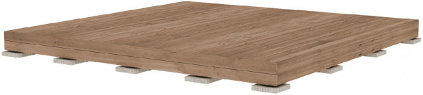 Valmisterassi Patio terassielementti Classic 4x4m kestopuu