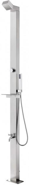 Puutarhasuihku 220cm ruostumaton teräs_1