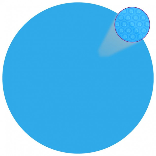 Pyöreä uima-altaan suoja 549 cm pe sininen_1