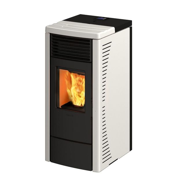 Pellettitakka Ravelli R70, 7.1kW, valkoinen