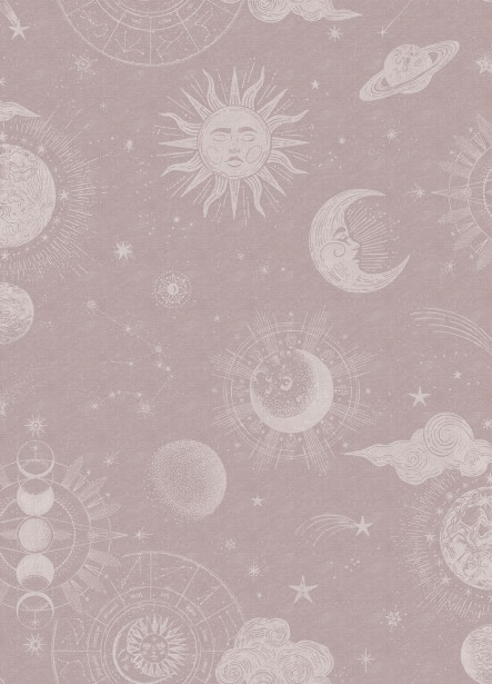 Tapetti Rebel Walls Planetarium Pink