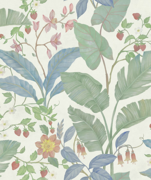 Tapetti Rebel Walls Strawberry Lane Ivory