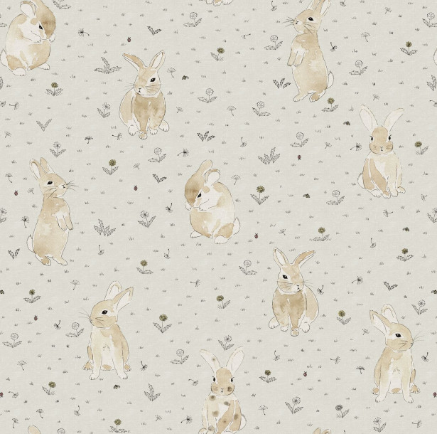 Tapetti Rebel Walls Bunny Field Sand