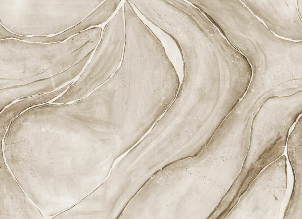 Kuvatapetti Rebel Walls Watercolor Flow beige, mittatilaus, non-woven