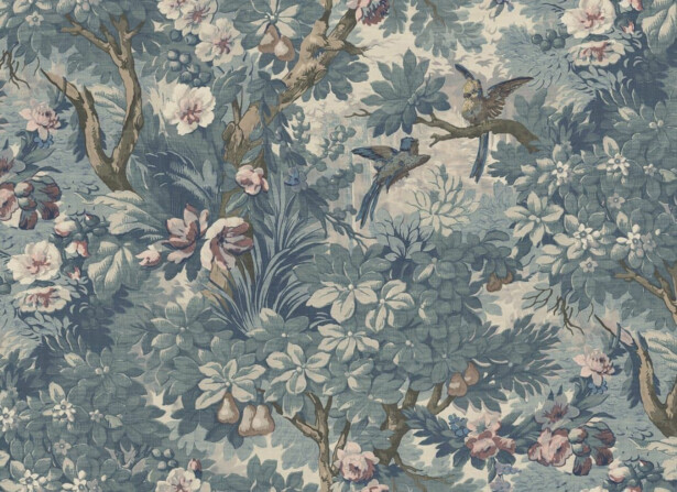 Kuvatapetti Rebel Walls Lush Grove vaaleansininen, mittatilaus, non-woven