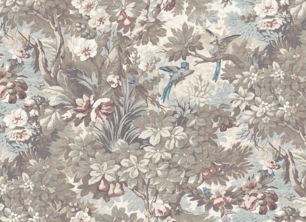 Kuvatapetti Rebel Walls Lush Grove harmaa, mittatilaus, non-woven