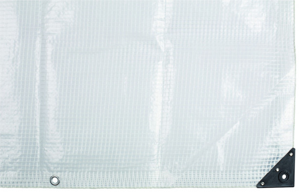 Suojapeite ETC Leno 4x6m 225g/m² läpikuultava valkoinen