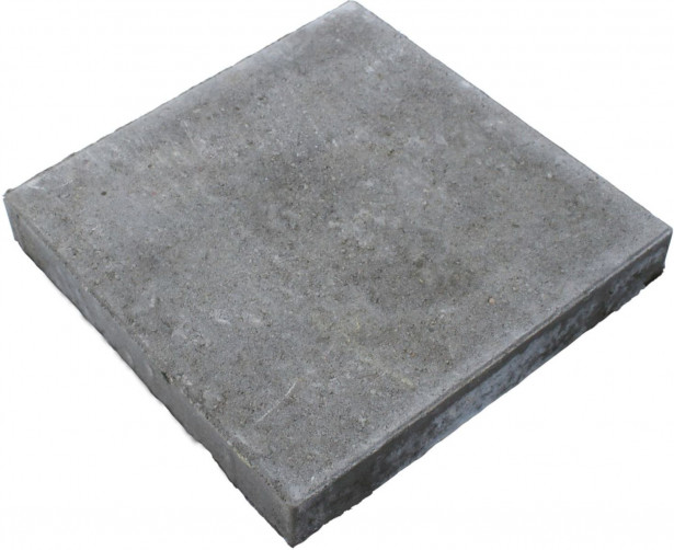Sileä betonilaatta Rudus, 420x420x60mm, harmaa