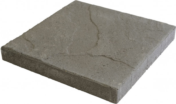 Betonilaatta Rudus 398x398x50mm, profiloitu, harmaa