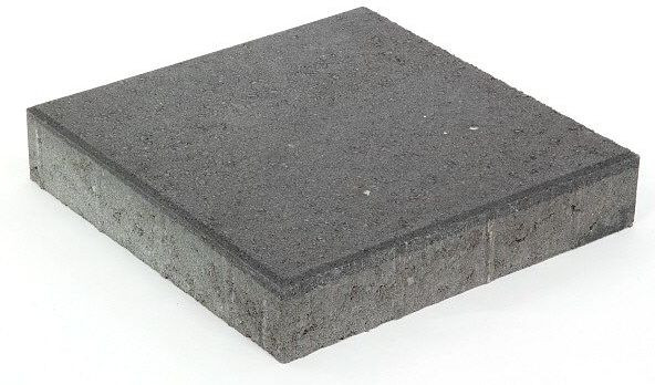 Betonilaatta Rudus, 418x418x80mm, sileä, musta