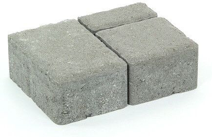 Pihakivisarja Rudus Milano-kivet, 80mm, sileä, harmaa