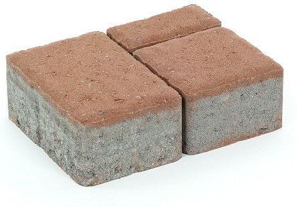 Pihakivisarja Rudus Milano-kivet, 80mm, sileä, hiekanruskea