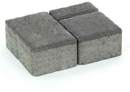 Pihakivisarja Rudus Milano-kivet, 80mm, sileä, musta