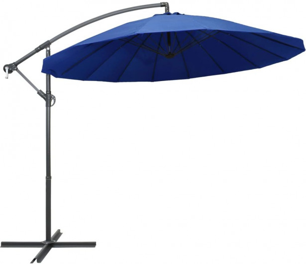 Riippuva päivänvarjo sininen 3 m alumiinitanko_1