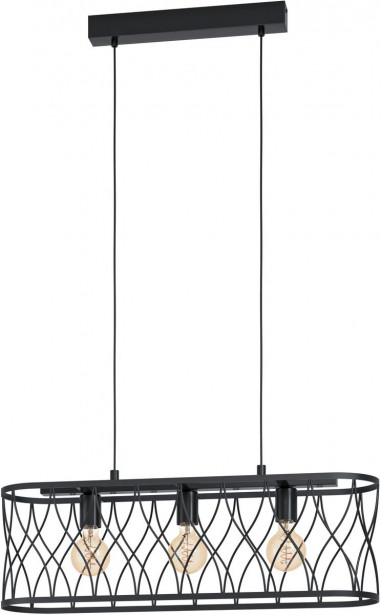 Riippuvalaisin Eglo Giltspur 77cm musta