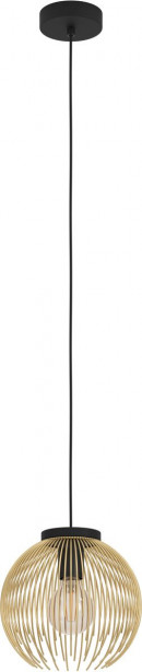 Riippuvalaisin Eglo Venezuela 40W Ø23 5cm kulta musta