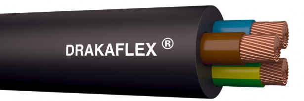 Kumikaapeli Draka DRAKAFLEX H07RN-F 3G1,5 R100