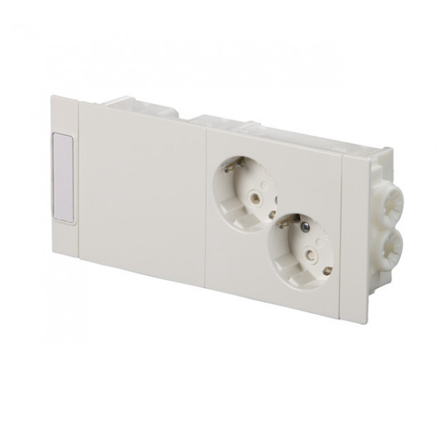 Kanavapistorasia ABB ProDuct - 2S/16A/IP20 Kytk. valkoinen