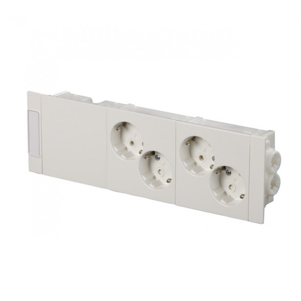 Kanavapistorasia ABB ProDuct - 4S/16A/IP20 Kytk. valkoinen