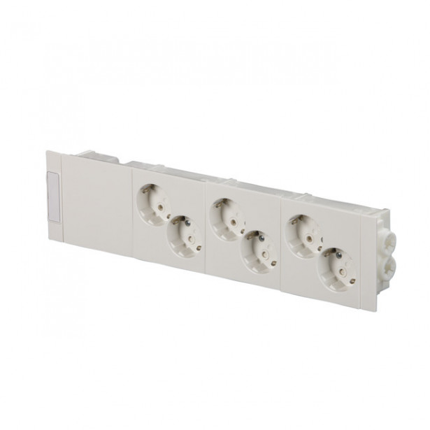 Kanavapistorasia ABB ProDuct - 6S/16A/IP20 Kytk. valkoinen