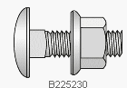 Ruuvi+mutteri M6 B13-50 50KPL/PAK