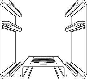 Valaisinripustuskisko Systemal Presto XYRV 106K