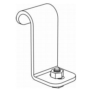 Kiinnitin seinäkannatt. Sen KK/KS20