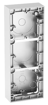 Pinta-asennuskehys ELKO Plus, 3-os 35mm, alumiini