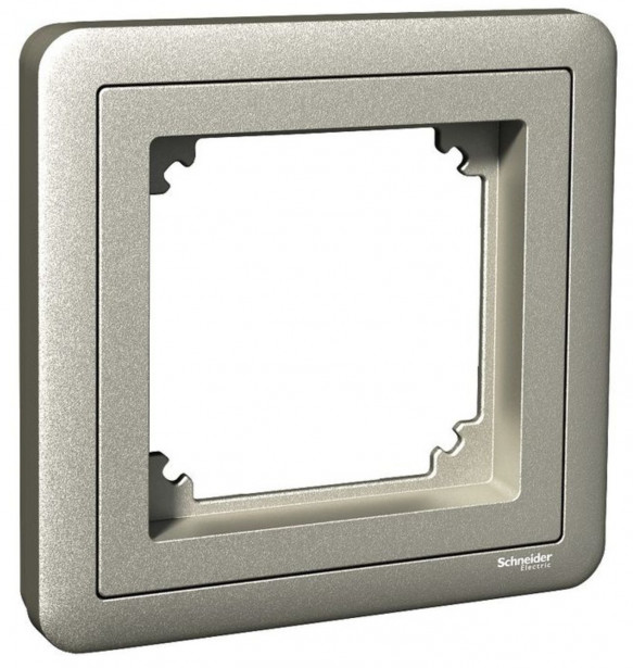 Peitelevy adapterilla Schneider Electric ExxactCombi, 1-osainen