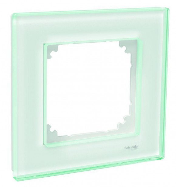 Peitelevy Schneider Electric ExxactSolid, 1-osainen, lasi