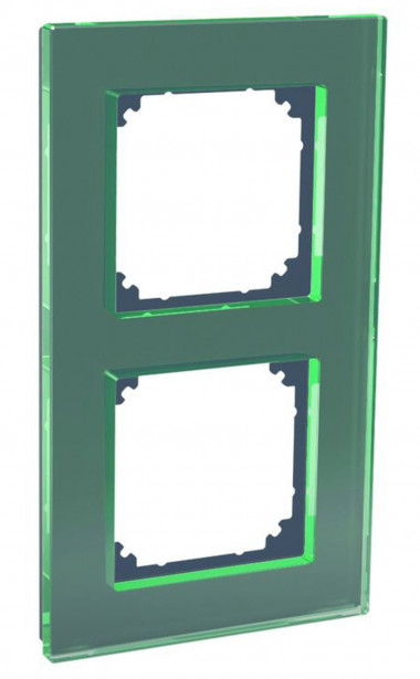 Peitelevy Schneider Electric ExxactSolid, 2-osainen, lasi