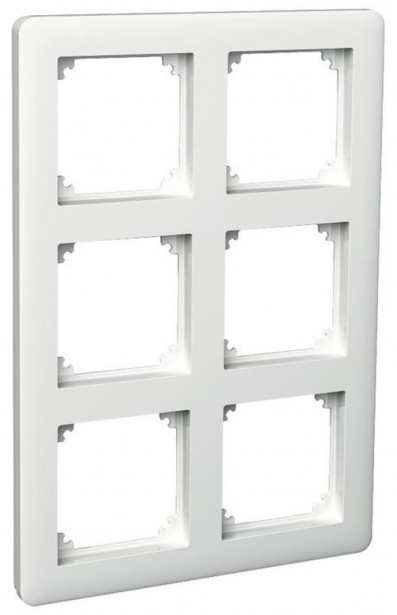 Peitelevy 2x3-matriisikehys Schneider Electric ExxactPrimo