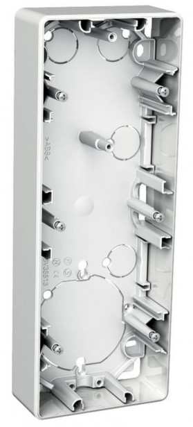 Pinta-asennusrasia 3-osainen 35 mm valkoinen Exxact
