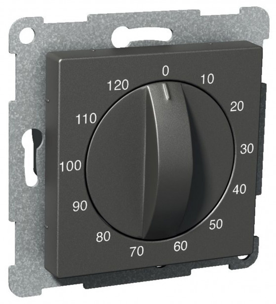 Ajastin mekaaninen 0-120 min antrasiitti Exxact