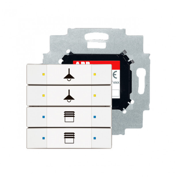 Painike ABB KNX Impressivo - 4 MV T U B valkoinen