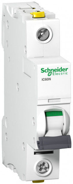 Johdonsuojakatkaisija Schneider Electric Acti9 iC60N 1-napainen C-käyrä 10A 6kA