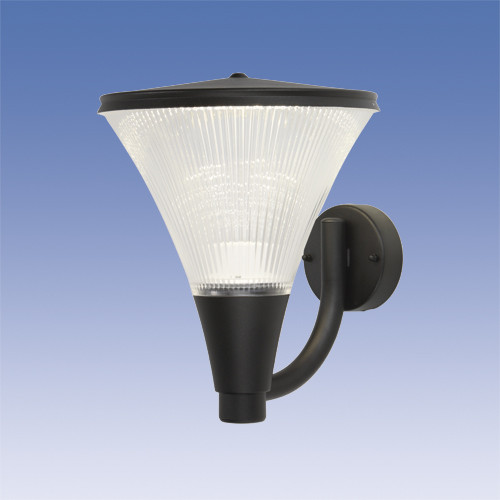 Seinävalaisin LED Aaria AA03MLED 10W/840, musta, ylöspäin