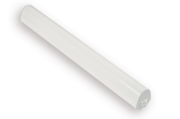 LED-kylpyhuonevalaisin Ensto Alisa, AL14118LED/DW, 9W/8DW, 628mm, IP44, kytkimellä, valkoinen