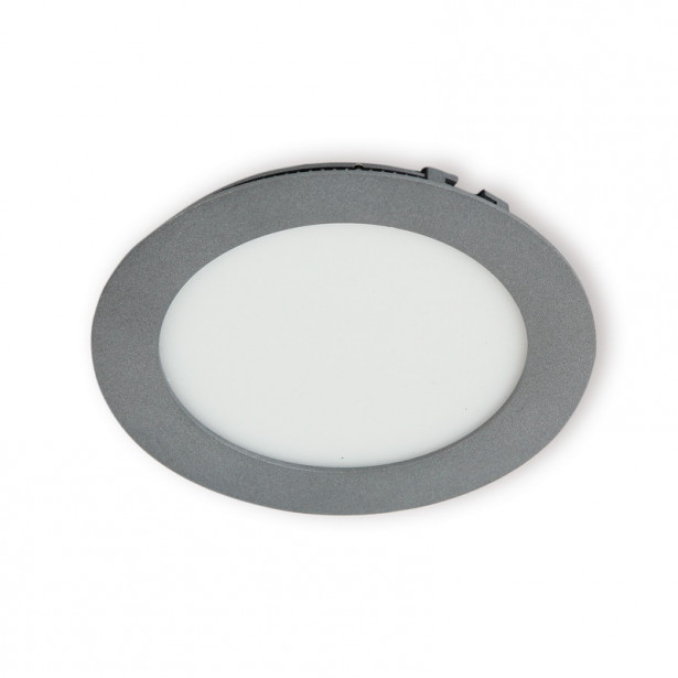 LED-paneeli Ensto Velox ALSD117HPU Ø117x19mm, IP44, 8W 830/840, harmaa